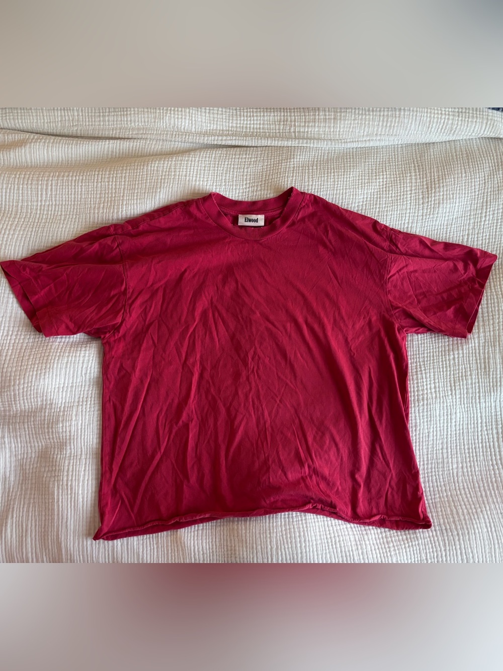 Elwood Red Crewneck T-Shirt